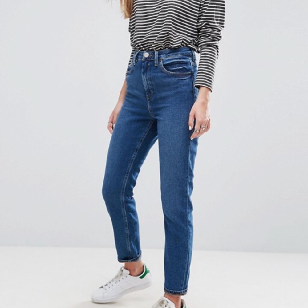 ASOS high waisted mom jeans